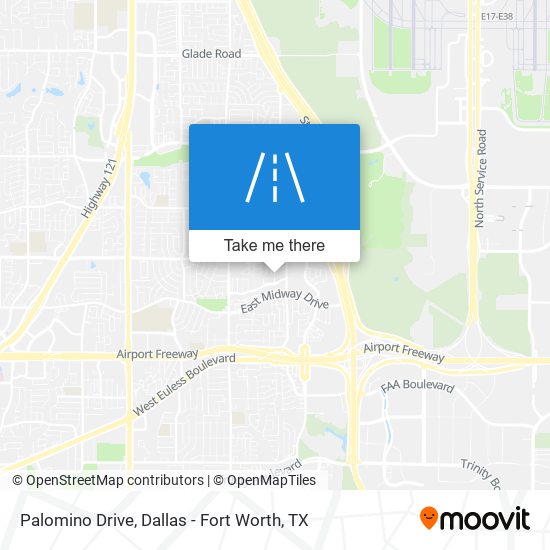 Mapa de Palomino Drive
