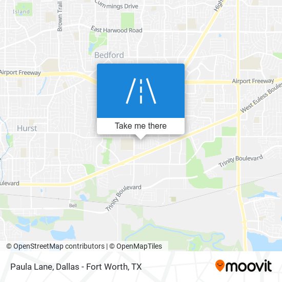 Mapa de Paula Lane