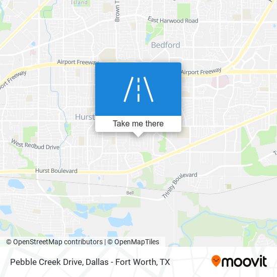 Pebble Creek Drive map