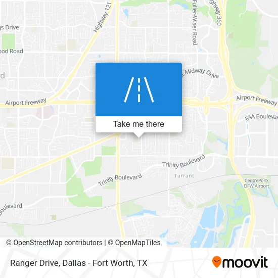 Ranger Drive map