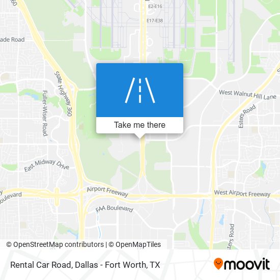 Rental Car Road map