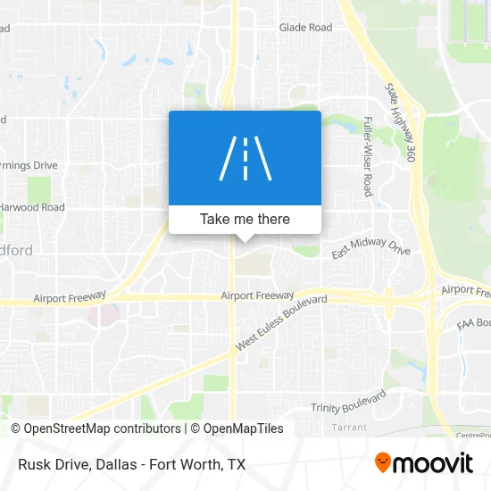 Rusk Drive map