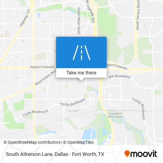 South Atkerson Lane map