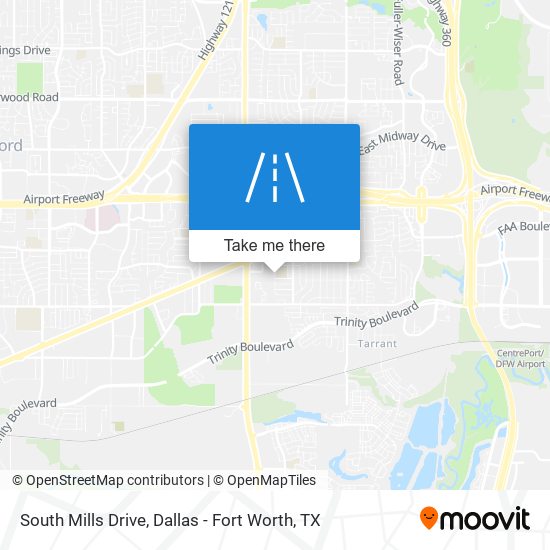 South Mills Drive map