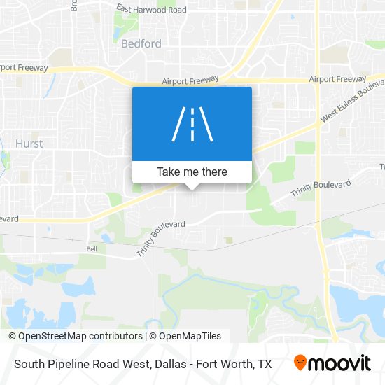 South Pipeline Road West map