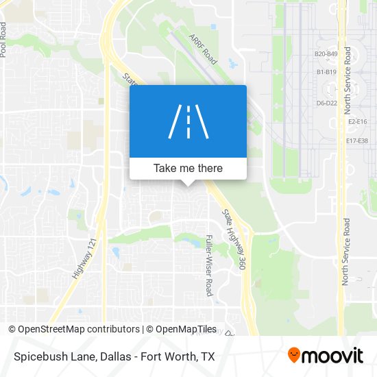 Spicebush Lane map
