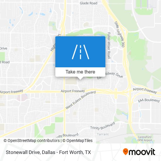 Stonewall Drive map