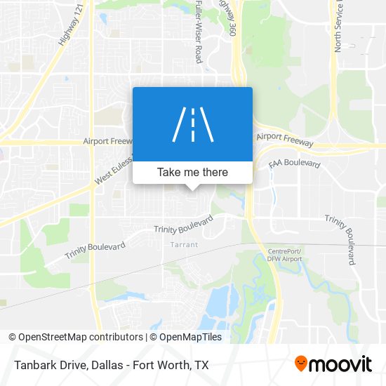 Tanbark Drive map