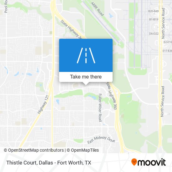 Thistle Court map