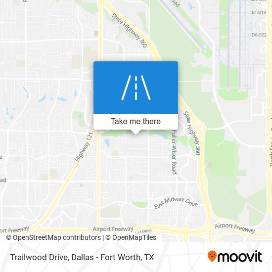 Trailwood Drive map