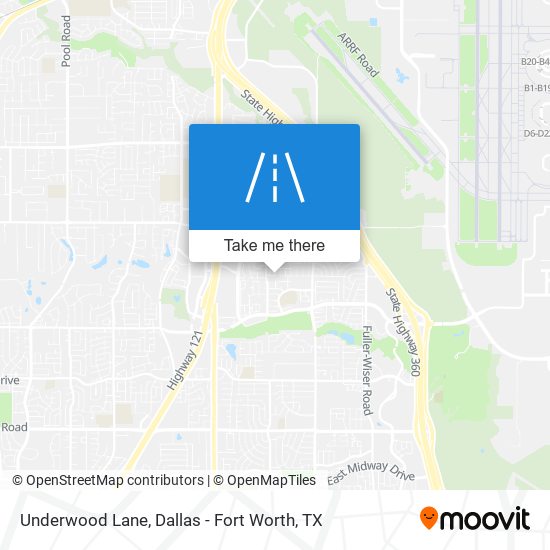 Underwood Lane map