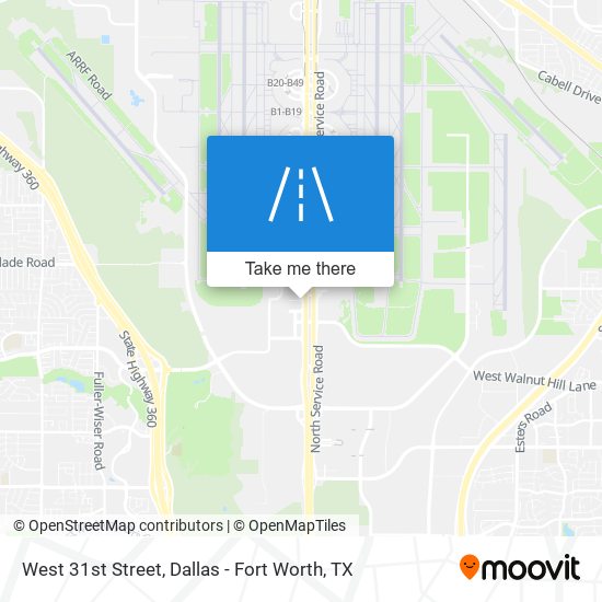 West 31st Street map