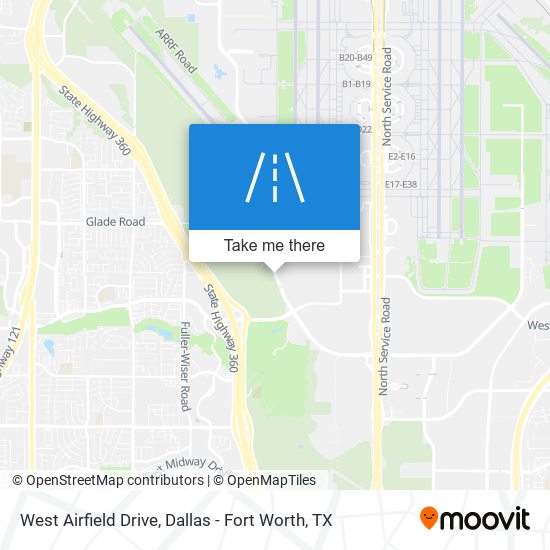 Mapa de West Airfield Drive