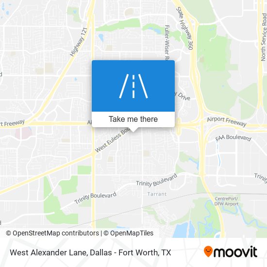 Mapa de West Alexander Lane