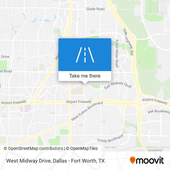 West Midway Drive map