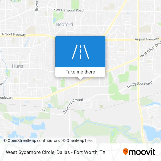 West Sycamore Circle map