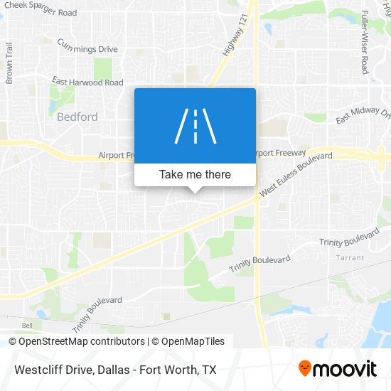 Westcliff Drive map