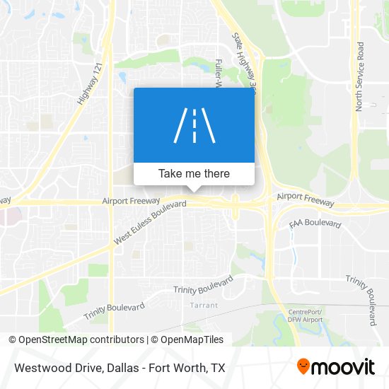 Mapa de Westwood Drive