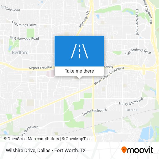 Wilshire Drive map