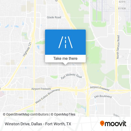Winston Drive map