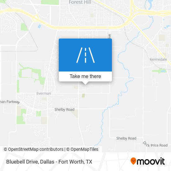 Mapa de Bluebell Drive