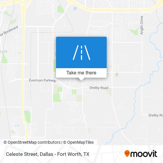 Celeste Street map