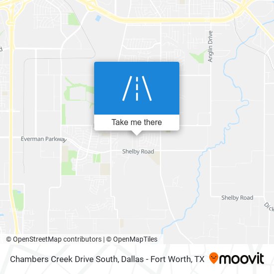 Chambers Creek Drive South map
