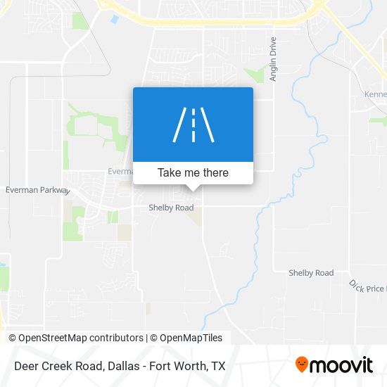 Mapa de Deer Creek Road