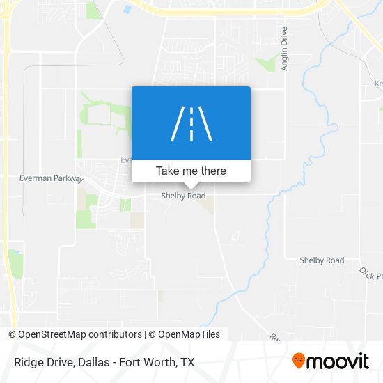 Ridge Drive map