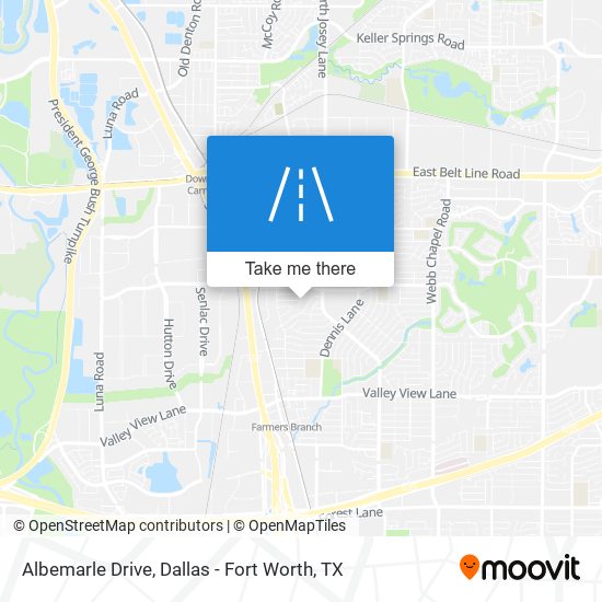 Albemarle Drive map