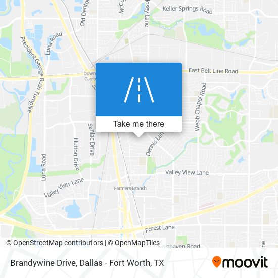 Brandywine Drive map