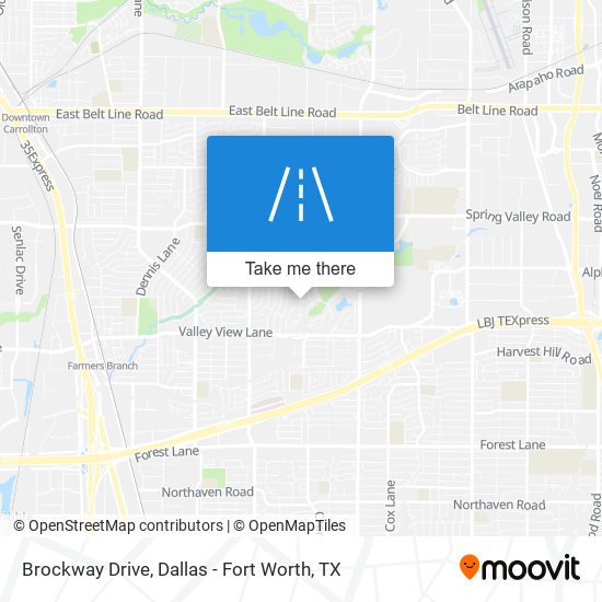 Brockway Drive map