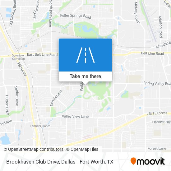 Brookhaven Club Drive map