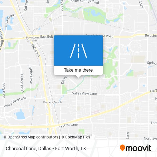 Charcoal Lane map