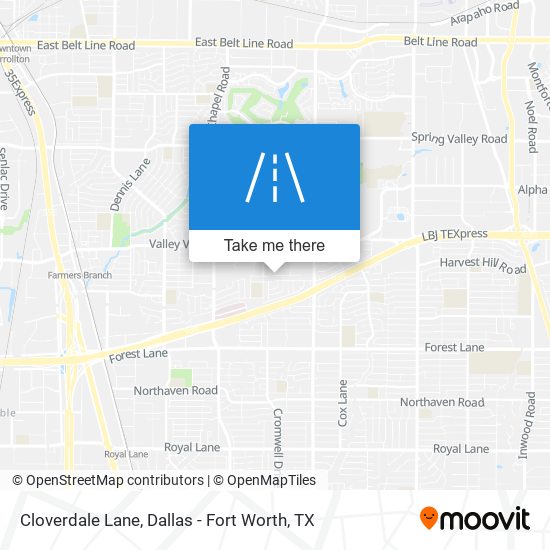 Cloverdale Lane map