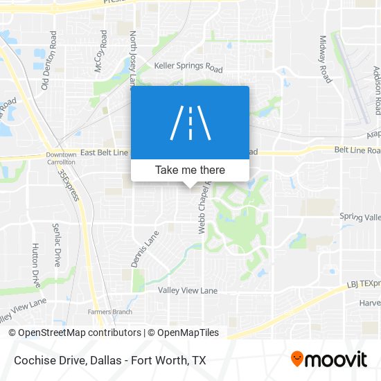 Cochise Drive map