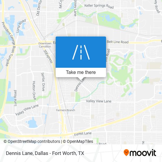 Dennis Lane map