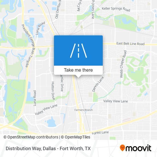 Distribution Way map