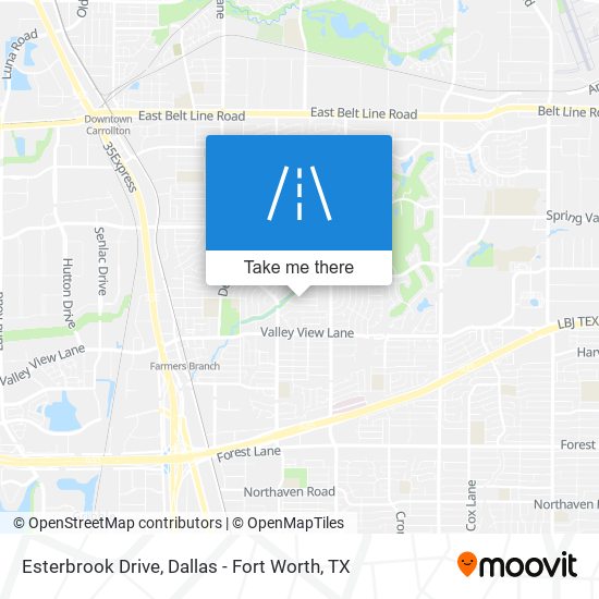 Esterbrook Drive map
