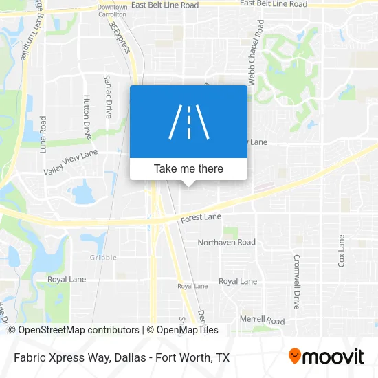 Fabric Xpress Way map
