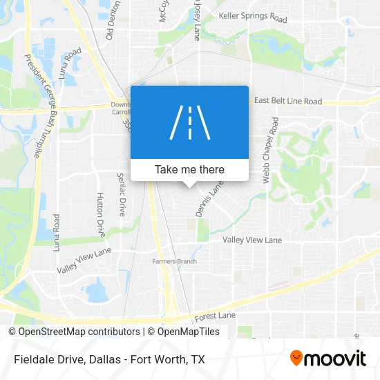Fieldale Drive map