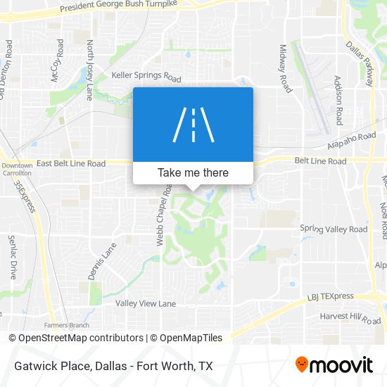 Gatwick Place map