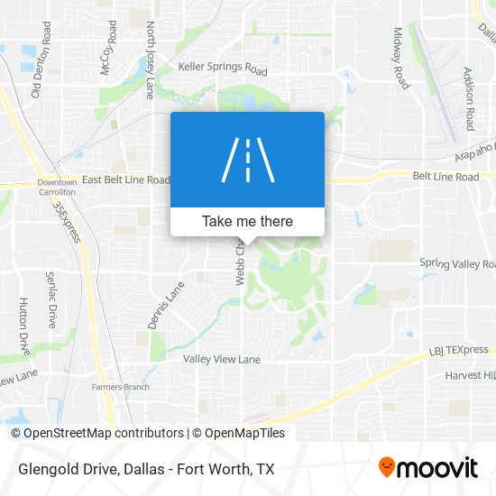 Glengold Drive map
