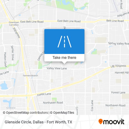 Glenside Circle map