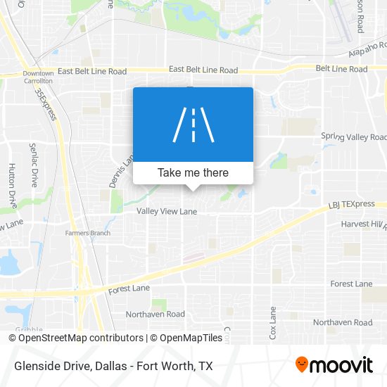 Glenside Drive map