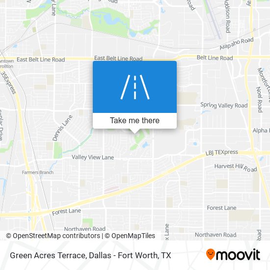Green Acres Terrace map