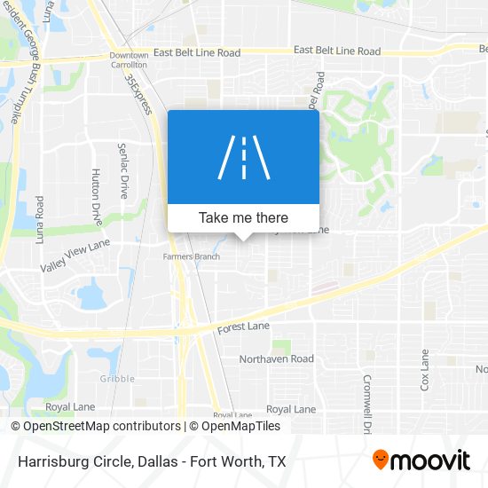 Mapa de Harrisburg Circle