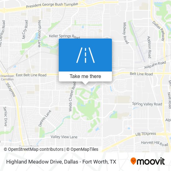 Mapa de Highland Meadow Drive