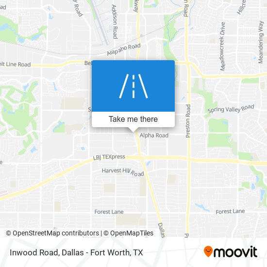 Inwood Road map