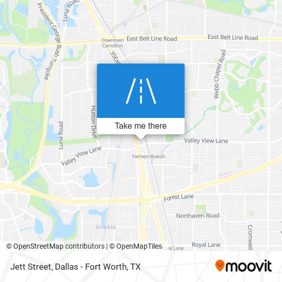 Jett Street map